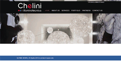Desktop Screenshot of cheliniilluminotecnica.it