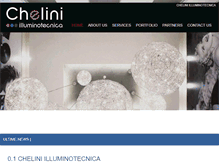 Tablet Screenshot of cheliniilluminotecnica.it